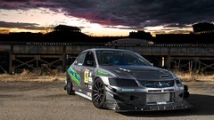 Sunset tuning Mitsubishi vehicles Lancer Evo X Mitsubishi 