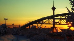 Sunset winter iran tehran