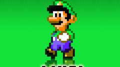 Super Mario Luigi pixelart