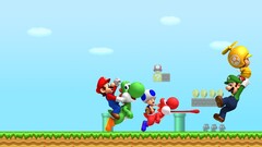 Super Mario Luigi yoshi toad (character) video games digital art