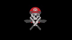Super Mario nintendo skull video games video game art