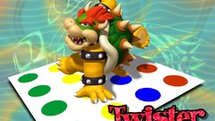 Super Mario Twister funny bowser video games