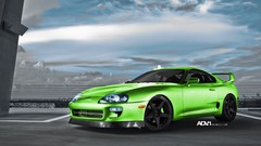 Supercar Toyota turbo Toyota supra green cars supra mkIV ADV 1 