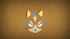 Superheroes brown background minimalistic blo0p Star Fox