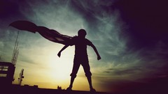 Superman childhood cloth superheroes Man of Steel