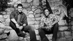 Supernatural Men grayscale jensen