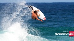 Surfing waves surfers quiksilver
