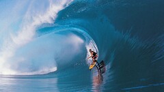 surfing waves surfers surfboards Sea blue water Men men outdoors