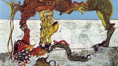 Surrealism paintings German artwork traditional art surreal art 