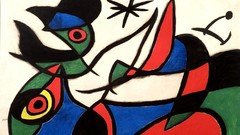 Surrealism paintings Spanish artwork traditional art Joan Miro