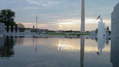 Surrise Monuments in light