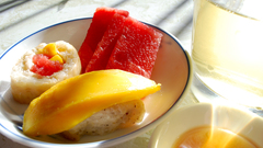 Sushi mango watermelons