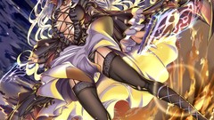 Suspenders touhou illustrations boobs upscaled Saburou Hijiri 