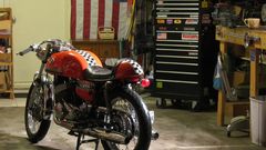 Suzuki motorbikes Cafe Racer