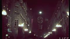 Swastika Munich historical flames