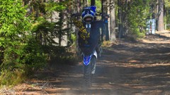 Sweden Yamaha forests wheelie motorcross