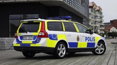 Swedish vehicles Polisen Volvo