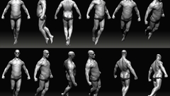 Swimming high graphic rendering