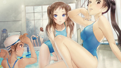 Swimming pools anime girls
