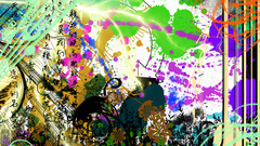 Swims abstract spots colorful