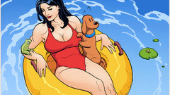 Swimsuits comics girls Frank