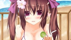 Swimsuits pink eyes himekaidou