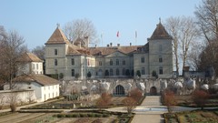 Switzerland Garden Castles chateau nyon