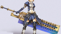 Sword blush short hair