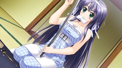 Swords blue hair anime girls koisuru koto to mitsuketari