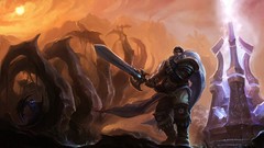 Swords League of Legends artwork video games dominion fantasy 