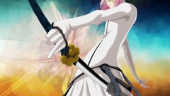 Swords pink hair bleach Espada anime boys Szayel Aporro Granz 