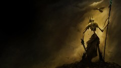 Swords skeletons artwork fantasy art Alexander Casteels