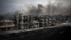 syria Aleppo War ruin cityscape