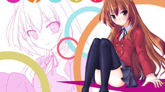 Taiga sits Manga Anime