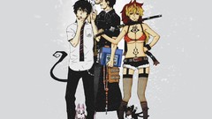 Tails cats school uniforms