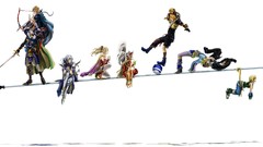 Tails knight Sephiroth Tidus