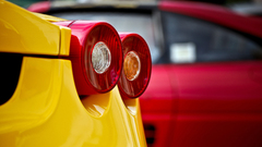 Tails lights Ferrari vehicles