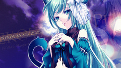 Tails long hair nekomimi