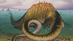 Tails ocean fish surreal