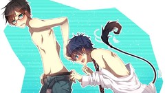 Tails school uniforms yaoi