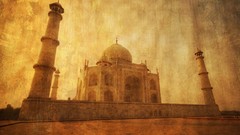 Taj Mahal architecture HDR Photography