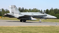 Takeoff air force F-18 f-18 hornet cf-18 fighter jets RCAF
