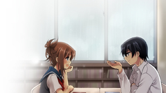 Talking indoors school uniforms