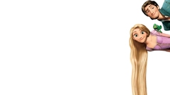 Tangled white background