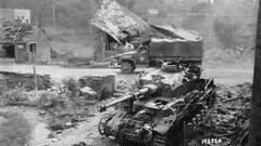 tank military old German Army World War II vintage monochrome