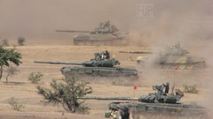Tanks Desert Combat military
