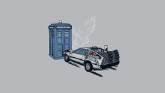 Tardis time travel delorean