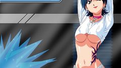 Tattoos blue hair short