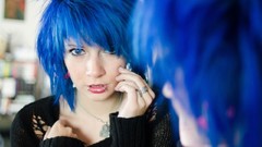 Tattoos blue hair suicide girls Katherine (Suicidegirls)