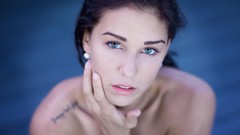 Tattoos brunettes supermodels Anja Zeidler